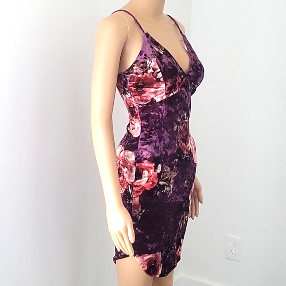 Velvet Mini Dress - Picture 2 of 6